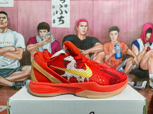Nike Red Gold Basketball Sneakers