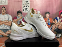 Nike Kobe Basketball Shoes White and Gold