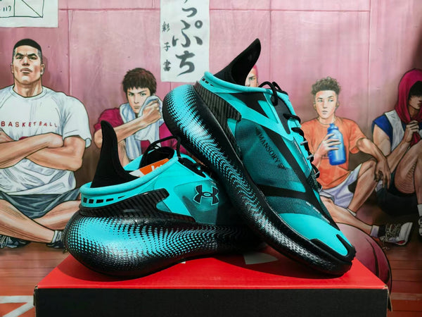 Under Armour Collaboration Basketball Sneakers Aqua Black