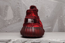 Yeezy 350 V2 Burgundy Zebra Sneakers