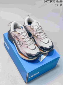 HOKA Rocket X 3 Low-Top Running Shoes White Navy Orange