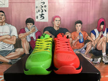 Nike Zoom Basketball Shoes in Red and Green