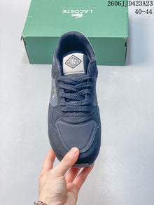 Lacoste Men's Navy Blue Lace-Up Casual Sneakers 06JJD423A23