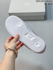 Nike Air Force 1 Low White Red Sneakers