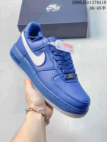 Nike Air Force 1 Low Blue and White Sneakers