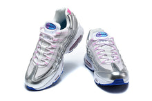 Nike Air Max 95 Silver Pink Blue Sneakers