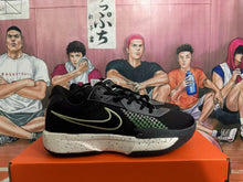 Nike Black and Green Basketball Shoes