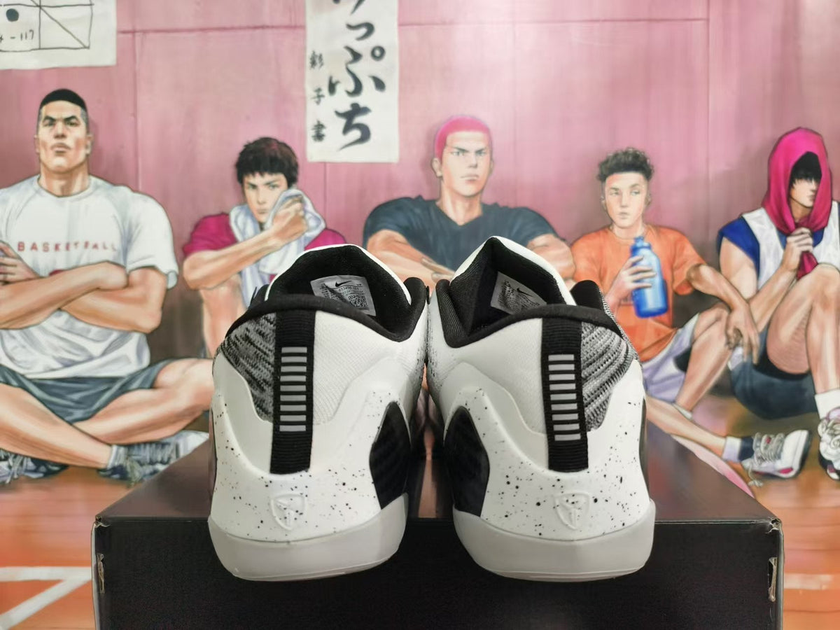 Nike Kobe Basketball Shoes, White and Black
