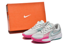 Nike GT Cut Academy Basketball Shoes Grey Pink Teal FB2599-010
