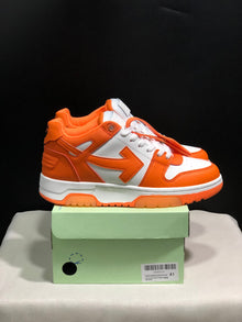 OFF-WHITE Out Of Office Low-Top Sneakers Orange White