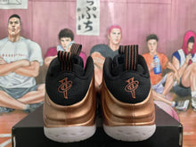 Bronze and Black High-Top Basketball Sneakers