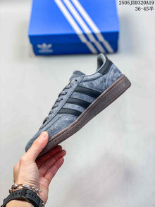 Adidas Gazelle Indoor Sneakers in Grey with Gum Sole