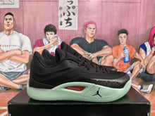 Jordan Basketball Sneakers Black with Mint Green Sole