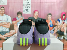 Nike Basketball Shoes Purple Green