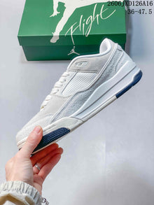 Jordan Flight Court Low-Top Basketball Shoes – White