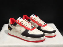 BAPE STA Low-Top Sneakers White Black Red