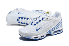 Nike Air Max Plus III White and Blue Sneakers