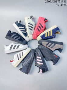 Adidas Superstar Shell-Toe Sneakers in Mixed Colors