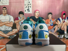 Nike Smiley Basketball Shoes in White, Teal, Blue and Red