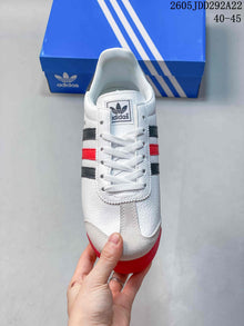 adidas Originals Samoa Sneakers White Black Red 675033