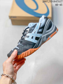 ASICS GEL-Resolution 5 Tennis Shoes Gray Black Orange