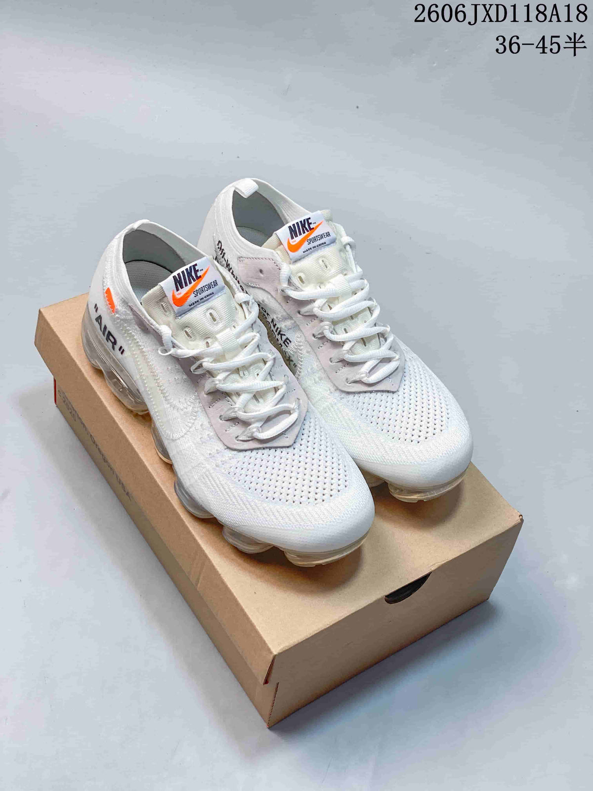 Nike Air VaporMax Flyknit 2 Off-White White Sneakers