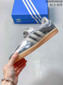 adidas Originals Samba Jane Silver Mary Jane Sneakers