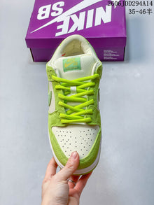 Nike Dunk Low SB Skateboarding Shoes, Lime Green and White, IB4417-104