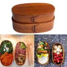 Japanese Cedar Bento Box - Oval Snack Container