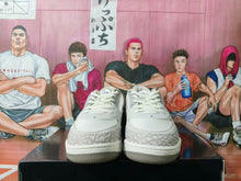 Jordan Grey White Basketball Sneakers
