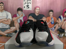 Jordan Basketball Sneakers Black White Red