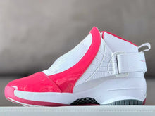 Jordan 19 White Red High-Top Sneakers