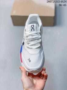 On THE ROGER Pro 2 Tennis Shoes White Blue Pink 2607TGD214A24