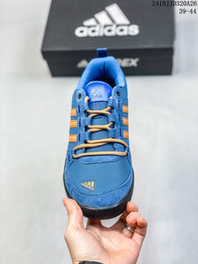 adidas Daroga Plus Canvas Shoes Blue Hiking Sneakers
