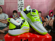 Nike Zoom Basketball Sneakers Neon Green Gray