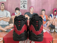 Nike Air More Uptempo Red and Black Basketball Sneakers
