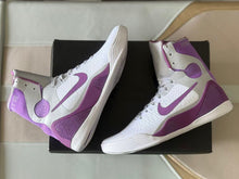 Nike Kobe 9 High Basketball Shoes White Purple