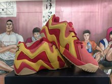Reebok Question Low Sneakers Red and Gold