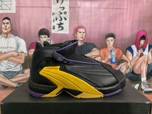 Jordan Lakers Basketball Sneakers Black Purple Yellow