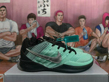 Nike Mint Green and Black Basketball Sneakers