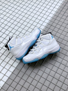 Jordan 11 Legend Blue Sneakers White Blue 378037-117