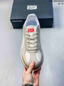 Onitsuka Tiger Delecity Low-Top Sneakers White Beige Red