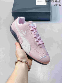 Puma Speedcat OG Sneakers Pink and Silver 404385-01