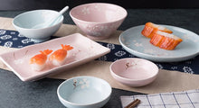Bowls and Spoon Set - Japanese Cherry Blossom Dishware