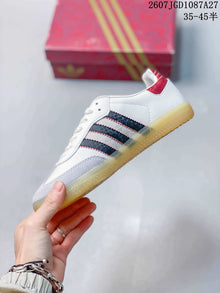 adidas Samba ADV Low-Top Sneakers White Grey Red