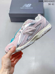 New Balance 204L Pink and Silver Mesh Sneakers