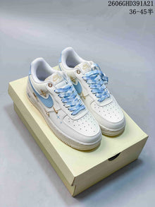 Nike Air Force 1 Low New Year White and Blue Sneakers