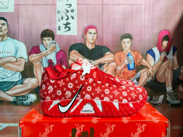 Nike ZoomX Red Pattern Sneakers