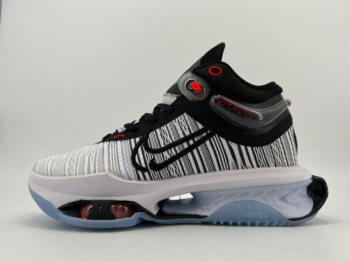 Nike White and Black High-Top Sneakers
