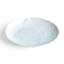 Celadon Mount Fuji Cherry Blossom Dessert Plate